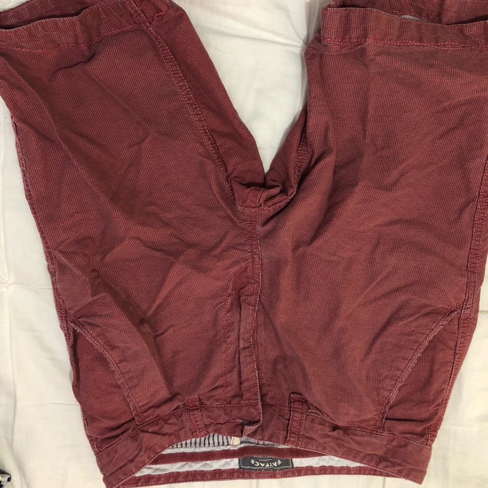 Burgundy shorts